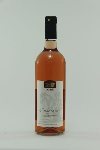Frankovka Rose - růžové suché - pozdní sběr - 11,5% - vinařství Mádl - 0,75L