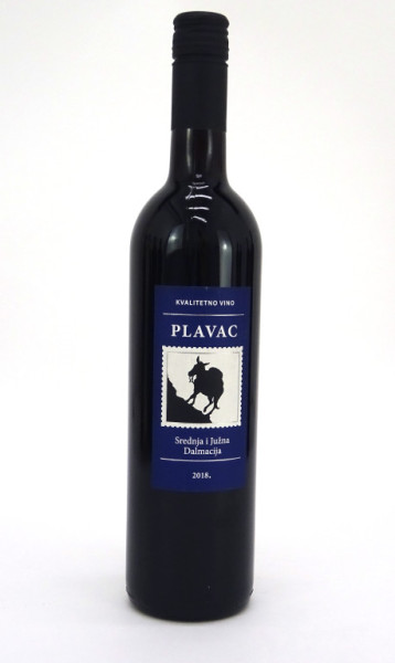 Plavac - červené suché víno z Pelješacu - vinařství Badel - chorvatské víno - 0.75L