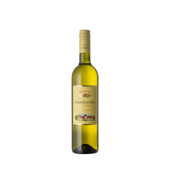 Graševina - bílé suché víno - 12,5% - Kutjevo - chorvatské víno - 0.75L