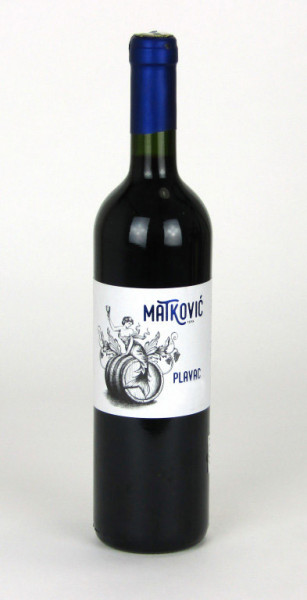 Plavac - červené suché víno - Matkovič - chorvatské víno - 0.75 l