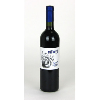 Plavac Barrique - červené suché víno 13,6% - Matkovič - chorvatské víno - 0.75 l
