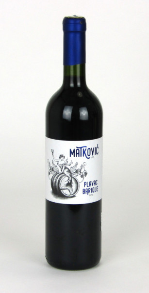 Plavac Barrique - červené suché víno 13,6% - Matkovič - chorvatské víno - 0.75 l