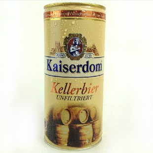 Kaiserdom pivo 4.7% nefiltrovaný- Německo - plech - 1L
