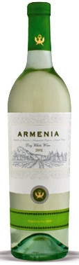 Armenia White Dry - suché bílé oblast Ararat Vayots dzor vinařství - Armenia wine factory Armenie - 0,75L