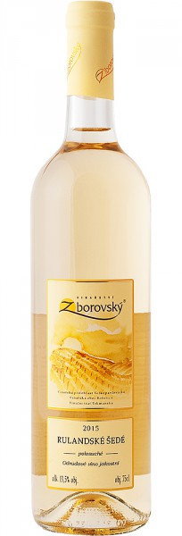 Rulandské šedé - kabinetní - bílé suché - Zborovský 0.75 l