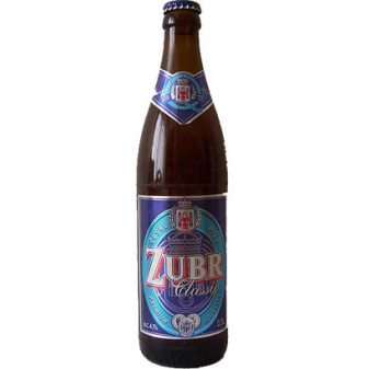 Zubr classic 10% - světlé výčepní pivo - pivovar Zubr - 0.5L