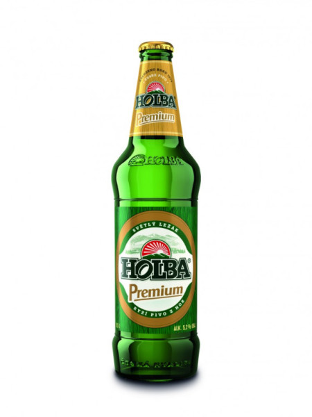 Holba 12% Premium - světlý ležák - pivovar Holba - 0.5L