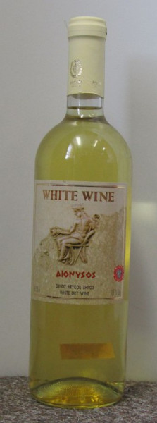 DIONYSOS - řecké víno - bílé suché víno - 0,75L