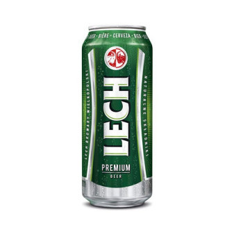 Lech premium 5.0%- Plech - polské pivo - 0.5L