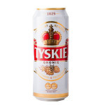 Tyskie gronie piwo 5.2%- plech - polské pivo - 0.5L