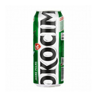 Okocim piwo 5.6% - plech - polské pivo - 0.5L