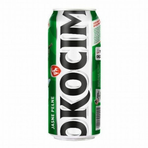 Okocim piwo 5.6% - plech - polské pivo - 0.5L