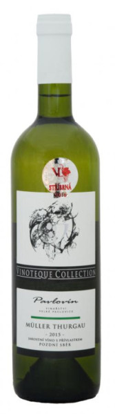 Muller Thurgau - bílé přívlastkové - PS 11 - vinařství Pavlovín - 0,75L