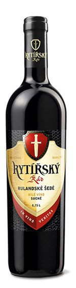 Rulandské šedé - bílé suché - Rytířský řád - 0.75L