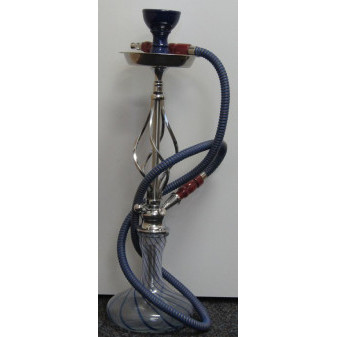 Vodní dýmka 62 cm,Sahara Smoke Cyclone modrá 1036497 brašna -