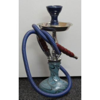 Vodní dýmka 41 cm,Sahara Smoke Genie Dicro modrá 1036501 brašna -