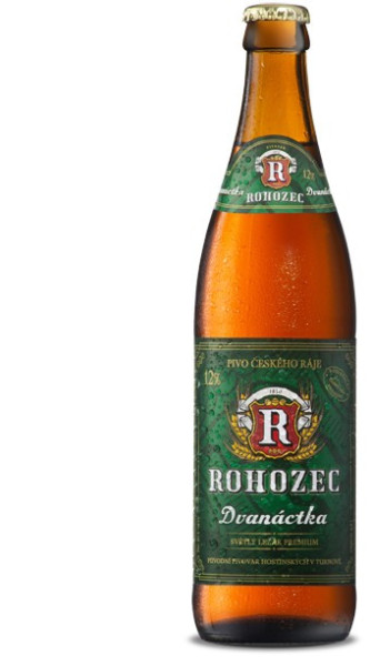 Rohozec Dvanáctka světlý ležák premium - 0.5L - Rohozec a. s.