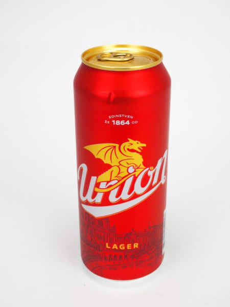 Union 4.9% - plech - světlé pivo - slovinské pivo - 0.5L