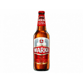 Warka Piwo 5.2% - polské pivo - láhev - 0.5L