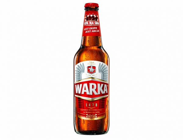 Warka Piwo 5.2% - polské pivo - láhev - 0.5L