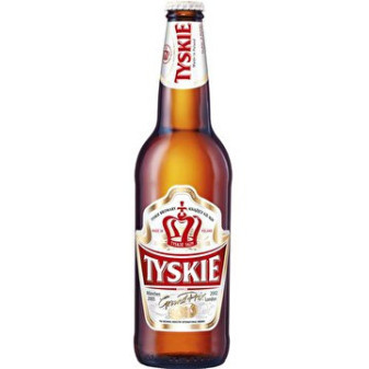 Tyskie Gronie Piwo 5.2%- polské pivo - láhev - 0.5L