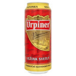Urpiner 12 %- světlý ležák 5,0% - plech - Slovenské pivo - 0.5L