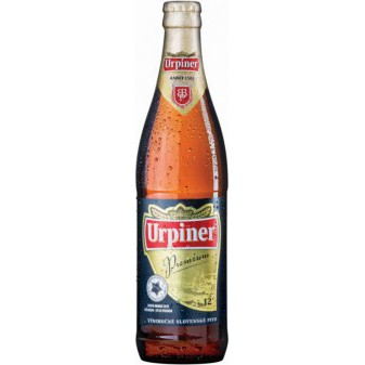 Urpiner 12°- světlý ležák 5% - láhev - Slovenské pivo - 0.5L