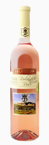 Rulandské Modré Rosé Selection - růžové - suché - pozdní sběr - 0.75 L - vinařství u Kapličky