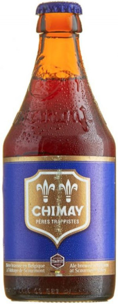 Chimay blue - tmavé svrchně skvašené - USA pivo - 0.33L