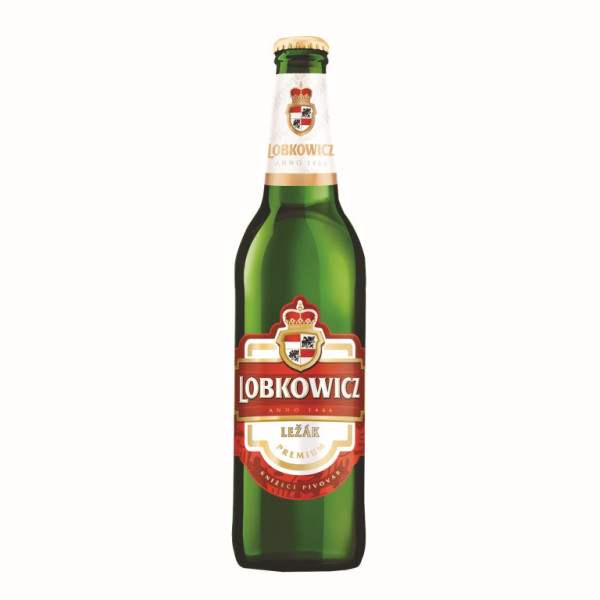 Lobkowicz Premium 12°- světlý ležák 4.7%- plech- pivovar Lobkowicz - 0.5L