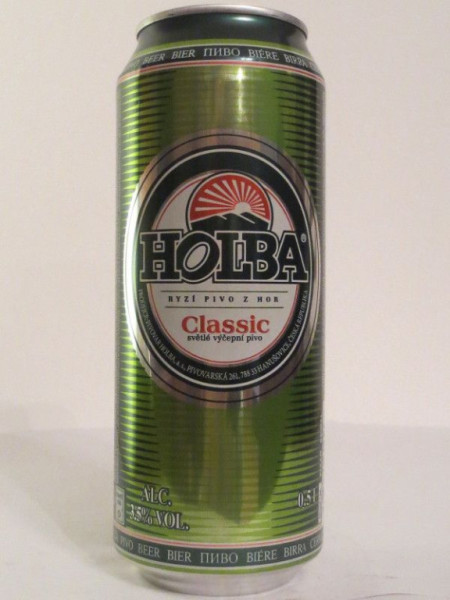 Holba horská 10% - světlé výčepní - plech- pivovar Holba - 0.5L