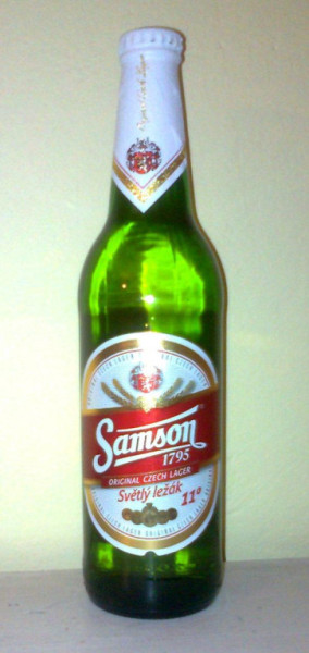 Samson 11% - světlý ležák - pivovar Samson -0.5L