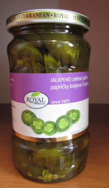 Jalapeno zelené pálivé -Royal - 370ml