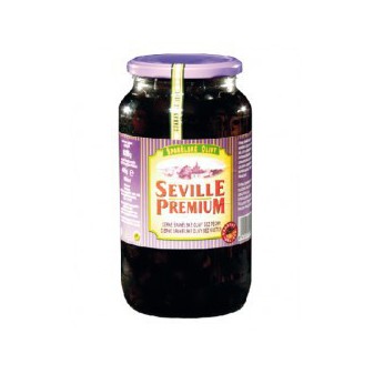 Olivy černé bez pecky - seville premium - 450g