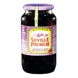 Olivy černé bez pecky - seville premium - 450g