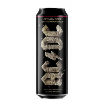 AC/DC rock or bust - světlý ležák 5.0% - Německo - plech - 0.568L