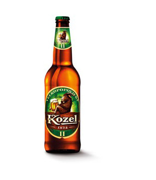 Kozel 11% - světlý ležák -Plzeňský Prazdroj - 0.5L