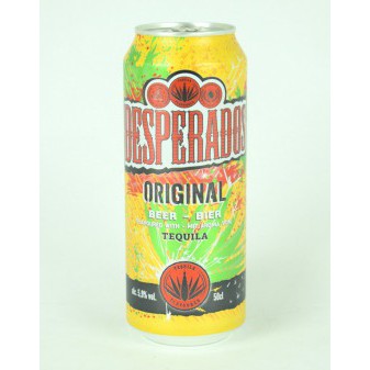 Desperados Original - speciální světlé ochucené pasterizované 5.9% - plech - Holandsko - 0.5L