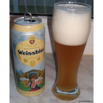 Weissbier - Weatbeer- pšeničné kvasnicové pivo - Německo - plech - 0.5L