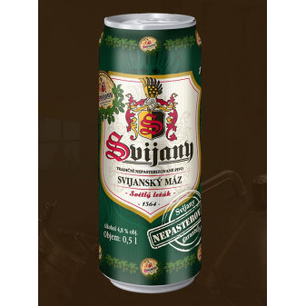 Máz Svijany 11% - světlý ležák - Plech - pivovar Svijany - 0.5L