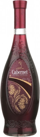 Aurvin - Cabernet - polosladké červené - moldavské - 0.75L