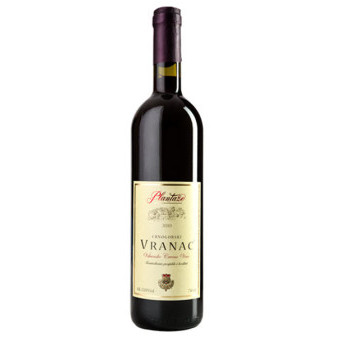 Vranac - červené - Černá Hora - plantaže - 0.75L