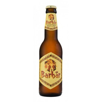 Barbar sv. pivo 8%- světlé s medem - 0.33L