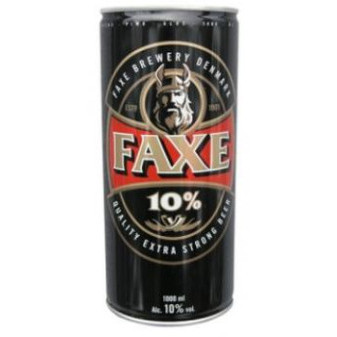 FAXE 10% - světlý ležák 10% - plech - 1L
