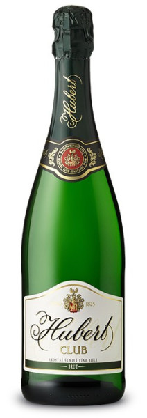 Hubert CLUB BRUT - bílé šumivé víno suché - 0.75L