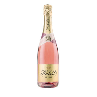 Hubert DE LUXE ROSÉ - růžové šumivé víno sladké - 0.75L