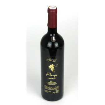 Plavac mali - červené suché víno - 13,0% - Jurica - chorvatské víno - 0.75L