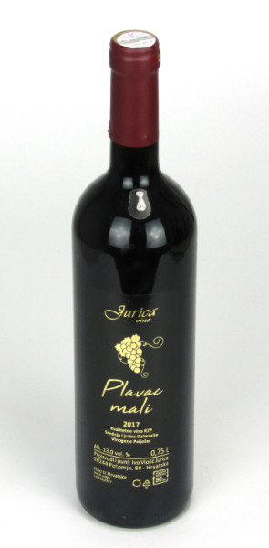 Plavac mali - červené suché víno - 13,0% - Jurica - chorvatské víno - 0.75L