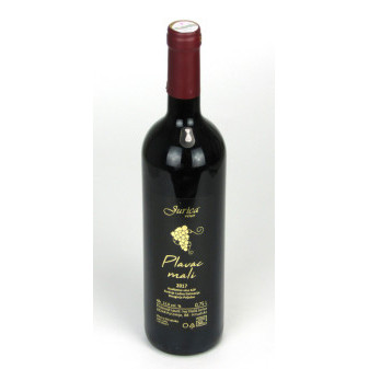 Plavac mali - červené suché víno - Jurica - chorvatské víno - 0.75L