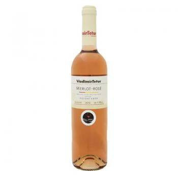 Merlot rosé - pozdní sběr - růžové polosuché - vinařstí Tetur - 0.75L